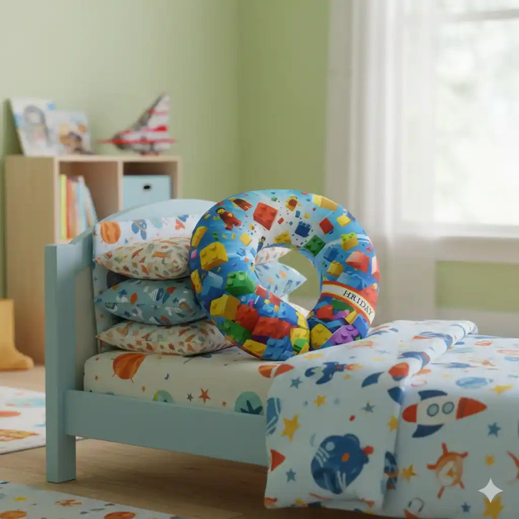 Personalized Printed Neck Pillow for Kids