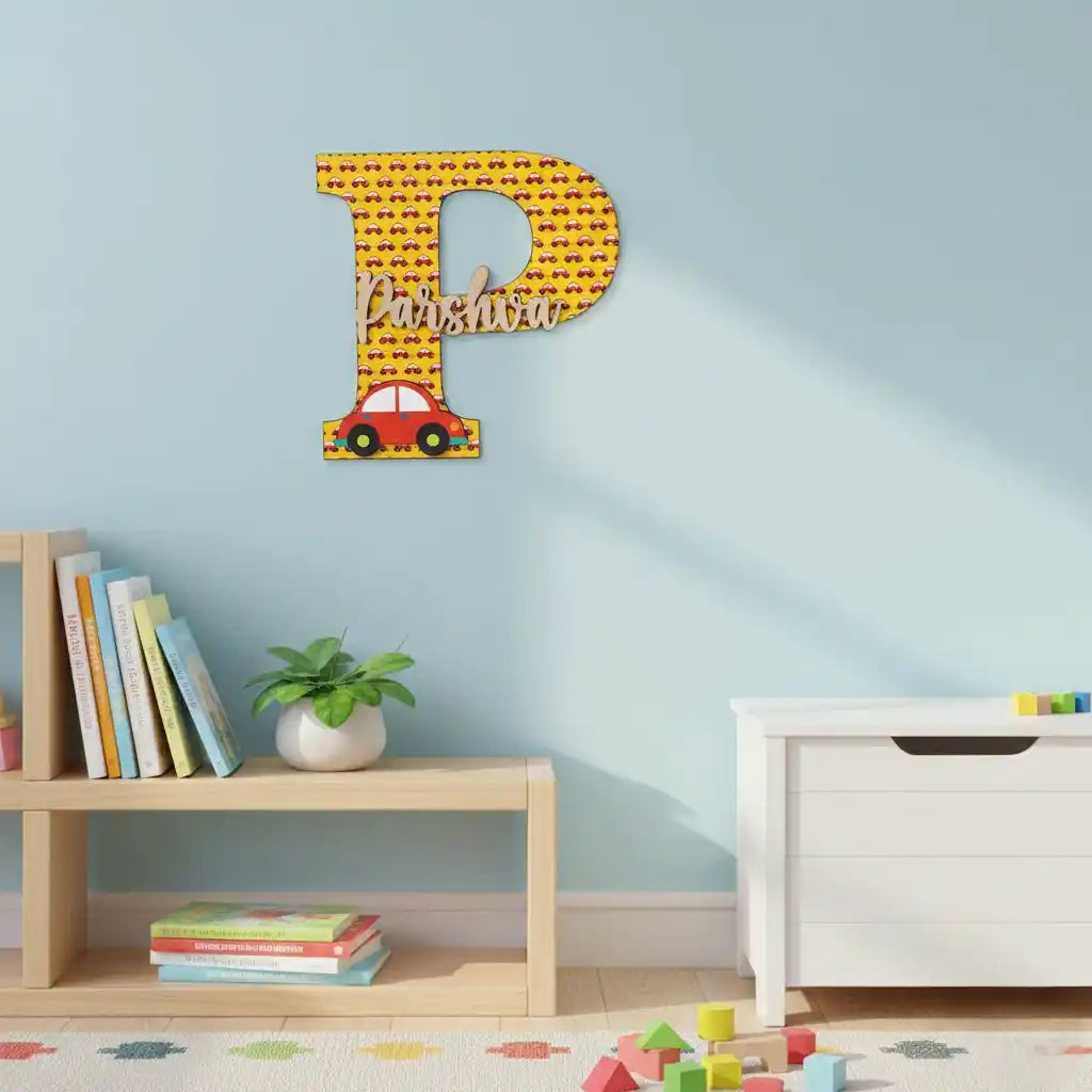 Personalised MDF Kids Name Plate