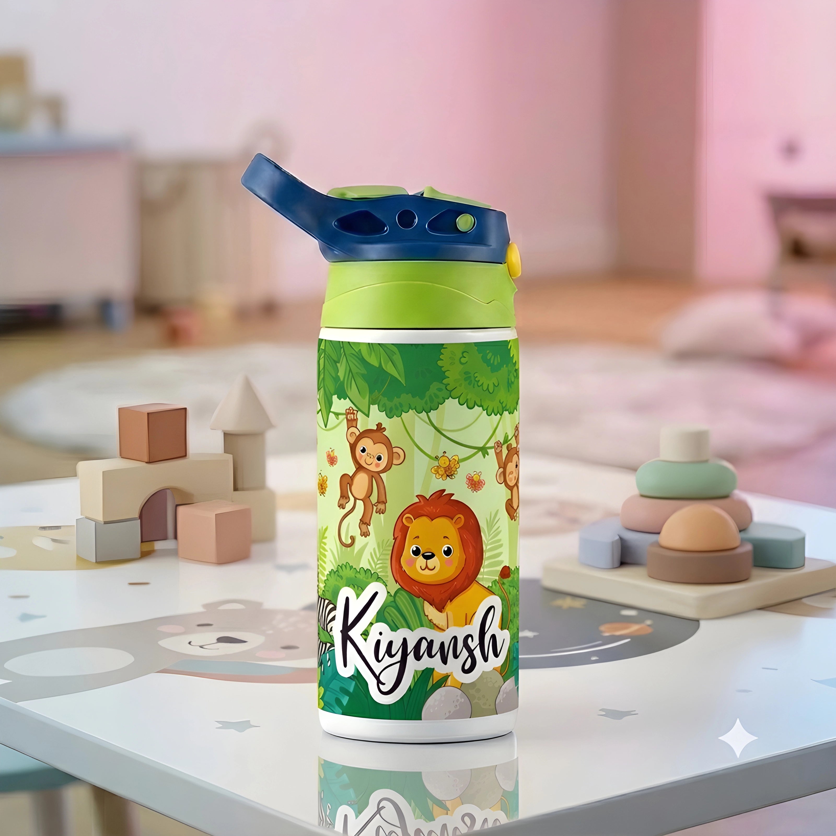 Personalised Insulated Stainless Steel Printed Bottle for Kids
