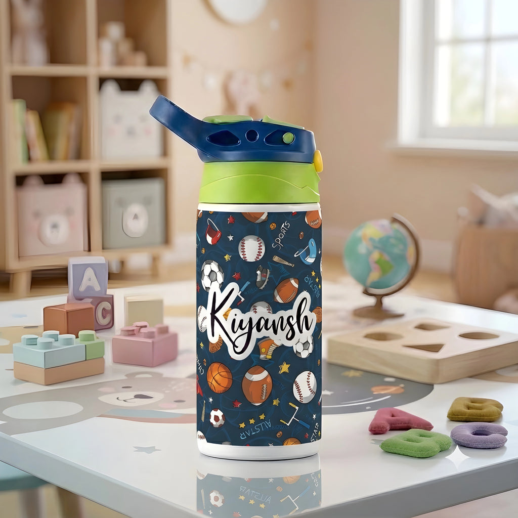 Personalised Insulated Stainless Steel Printed Bottle for Kids