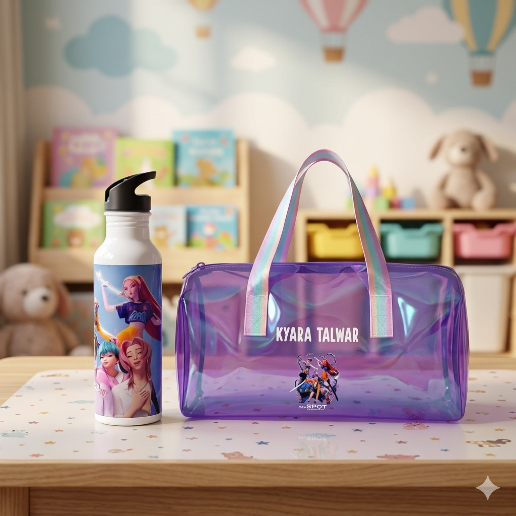 Jelly Duffle Bag & Bottle Hamper