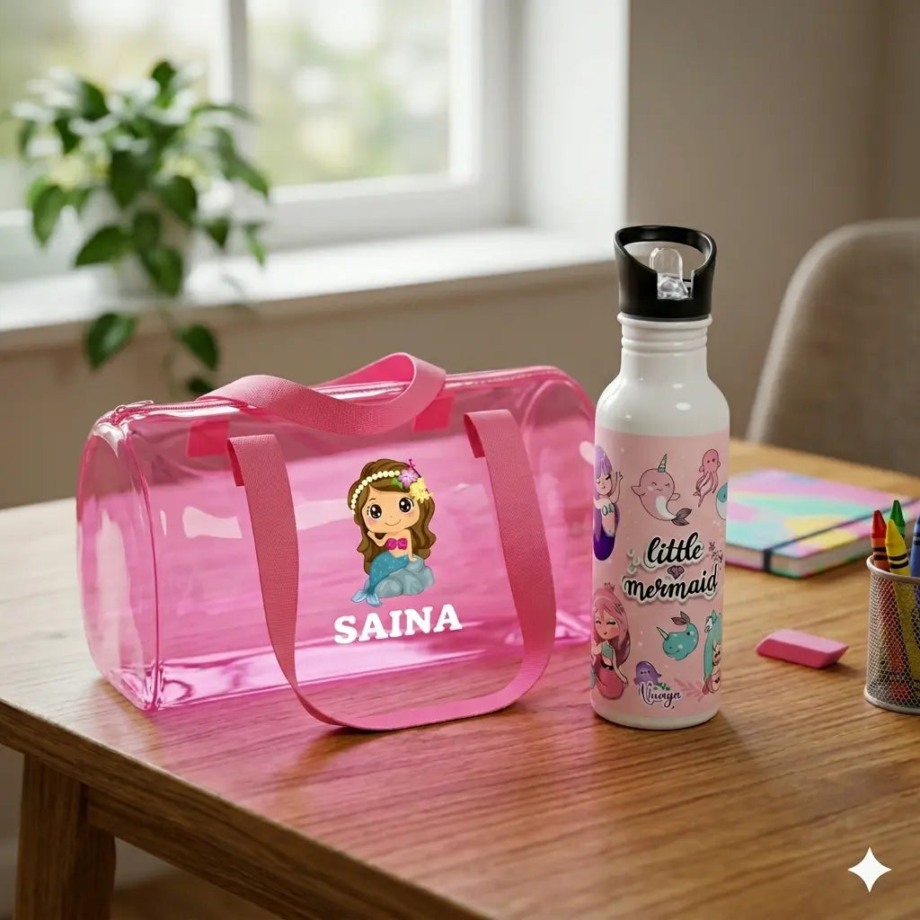 Jelly Duffle Bag & Bottle Hamper