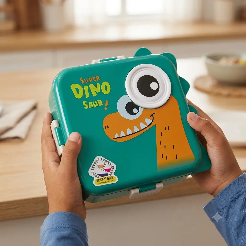 Personalised Stainless Steel Dino Lunch Boxes