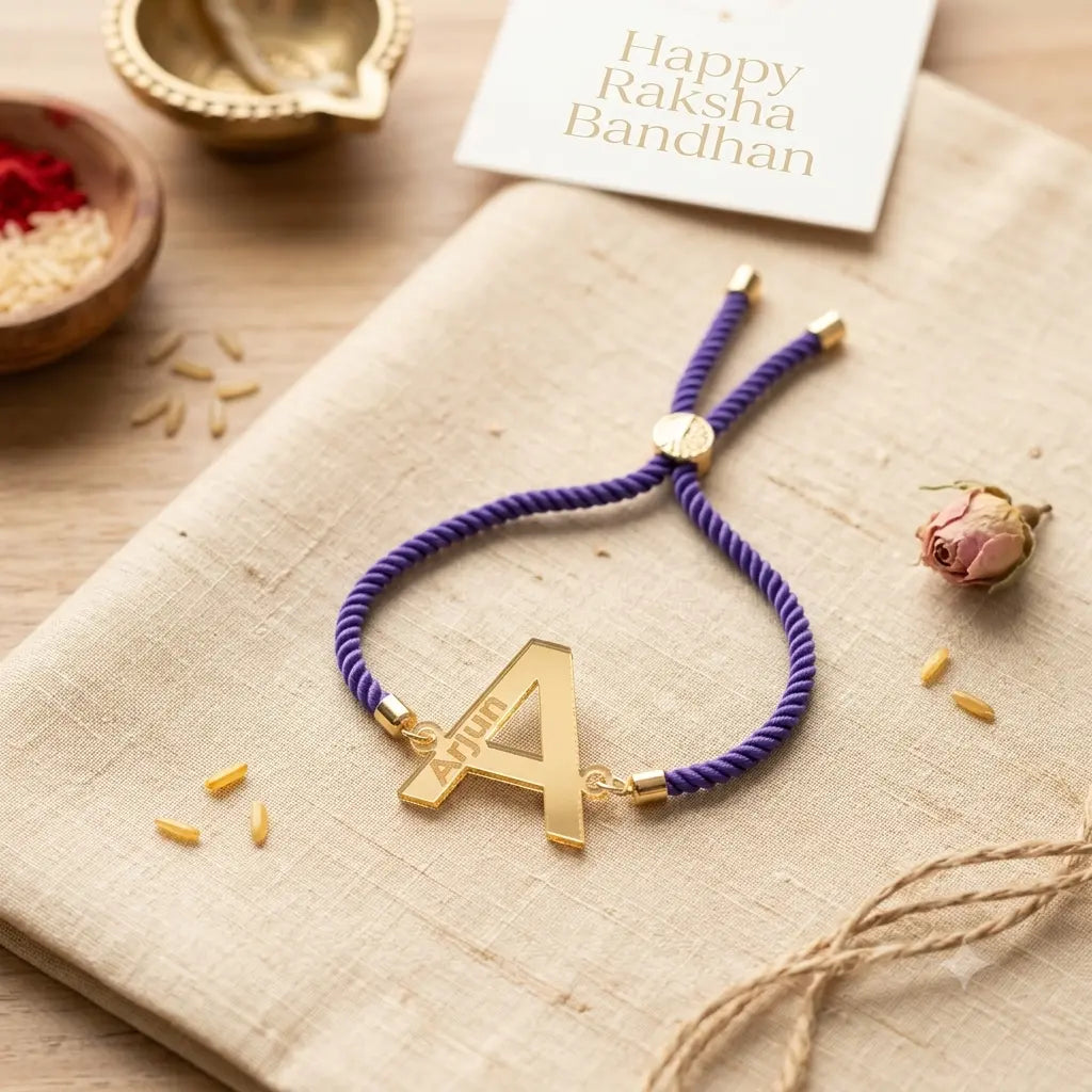 Personalised Initial Rakhi