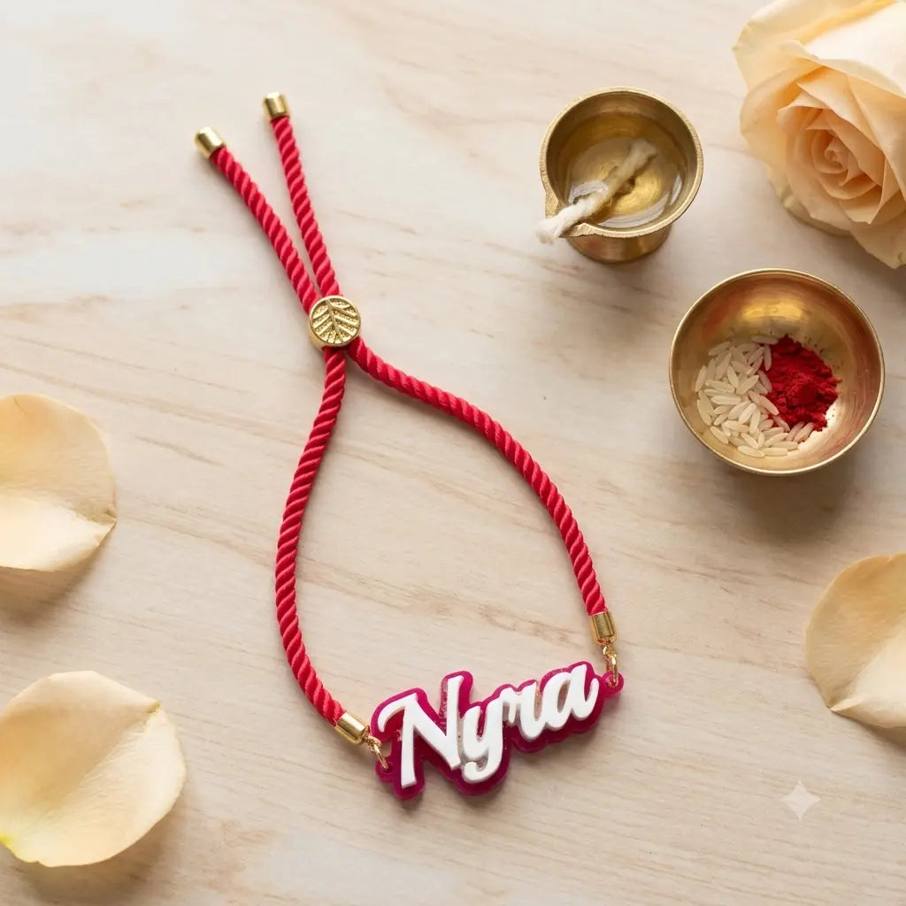 Personalised Name rakhi for Sister