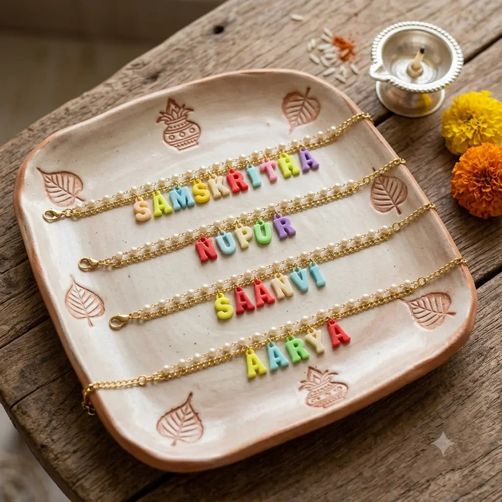 Personalised Rakhi Bracelet for Sister