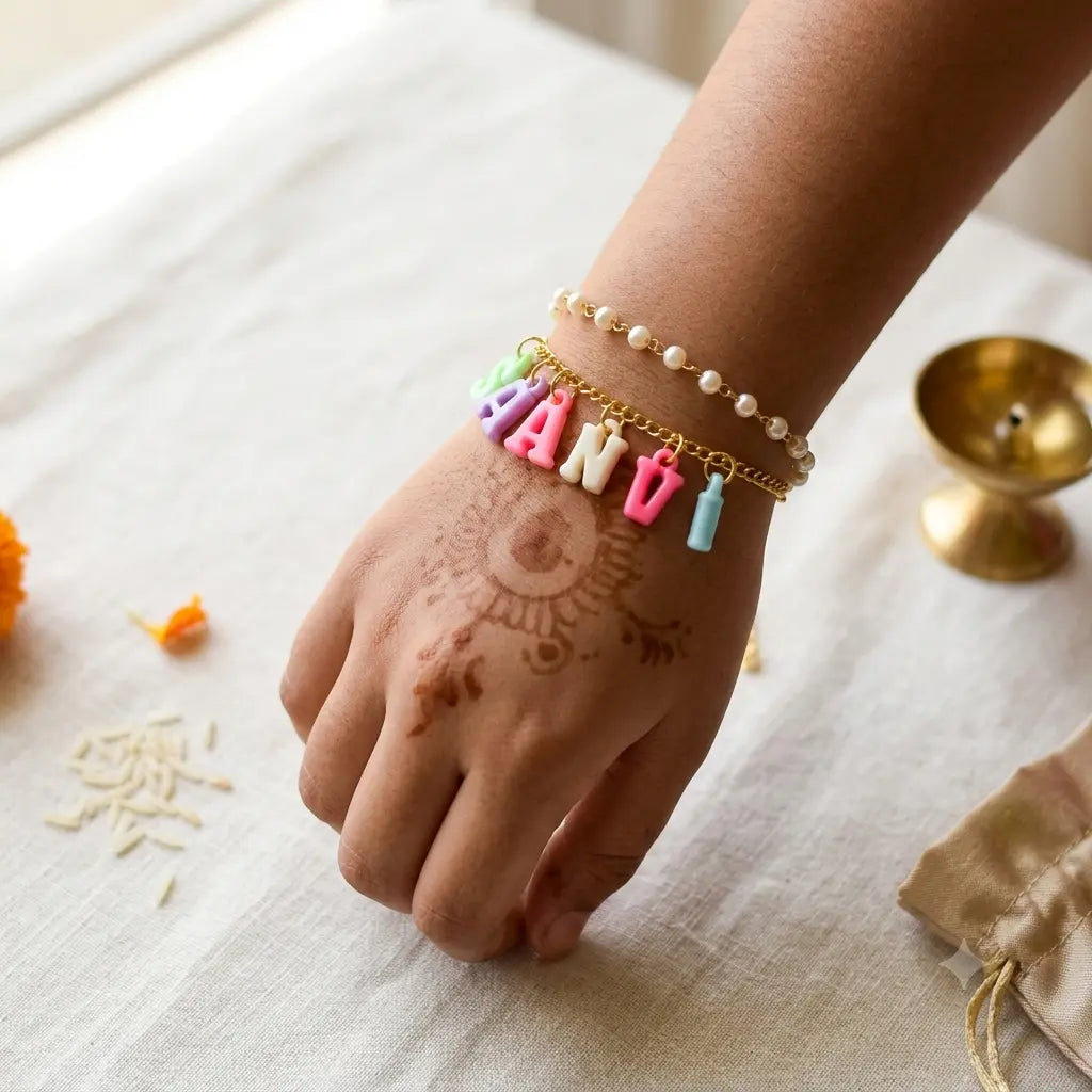 Personalised Rakhi Bracelet for Sister