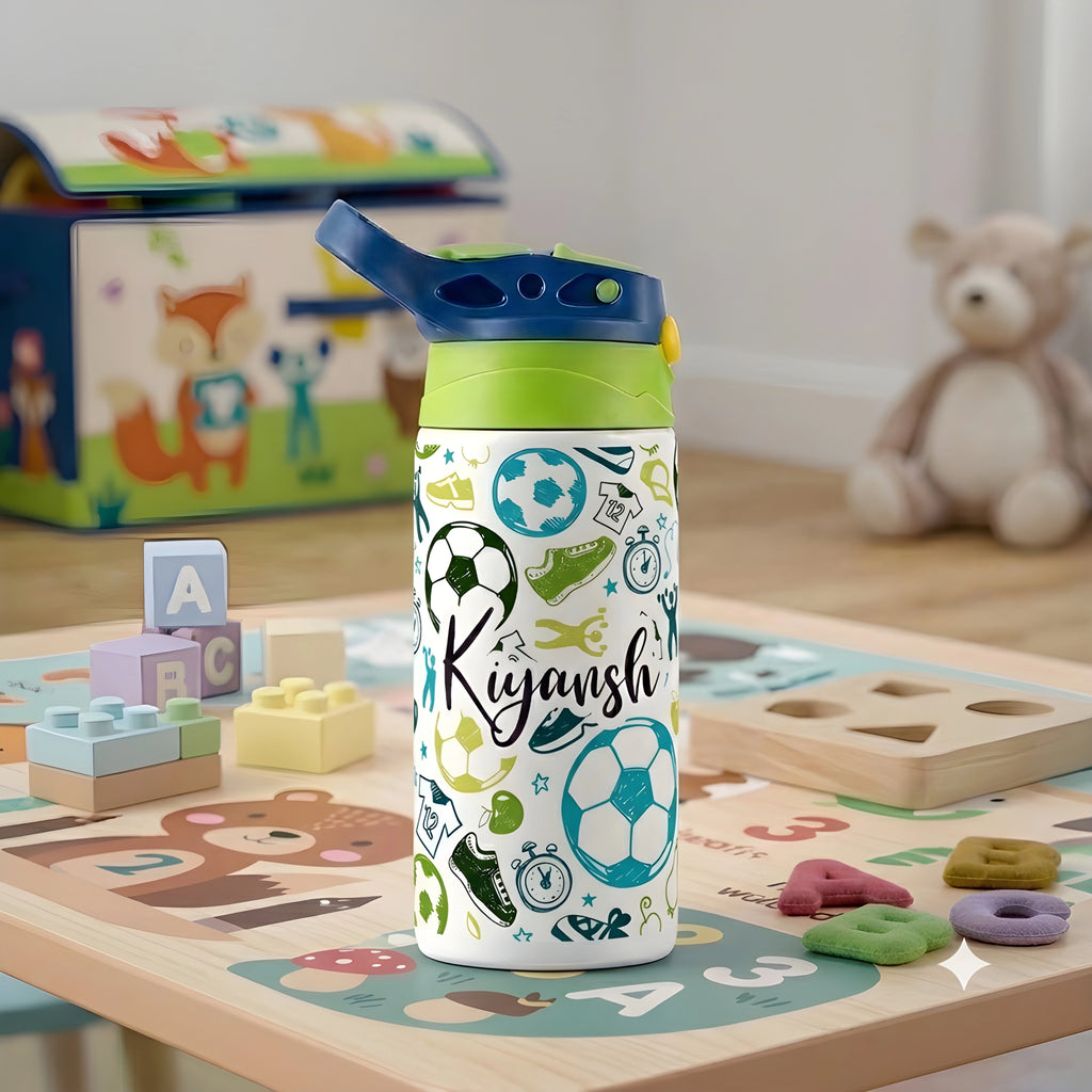 Personalised Insulated Stainless Steel Printed Bottle for Kids
