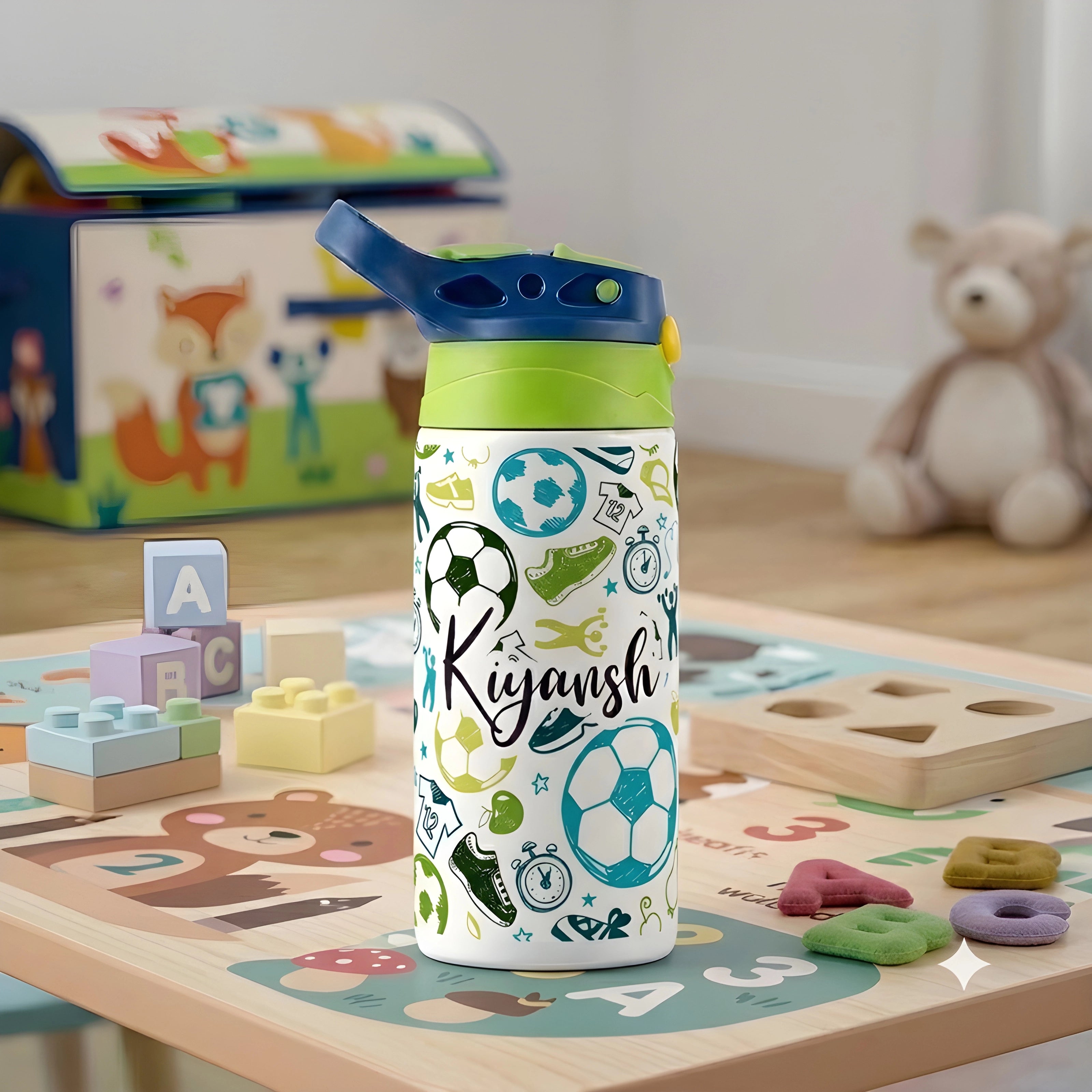 Personalised Insulated Stainless Steel Printed Bottle for Kids