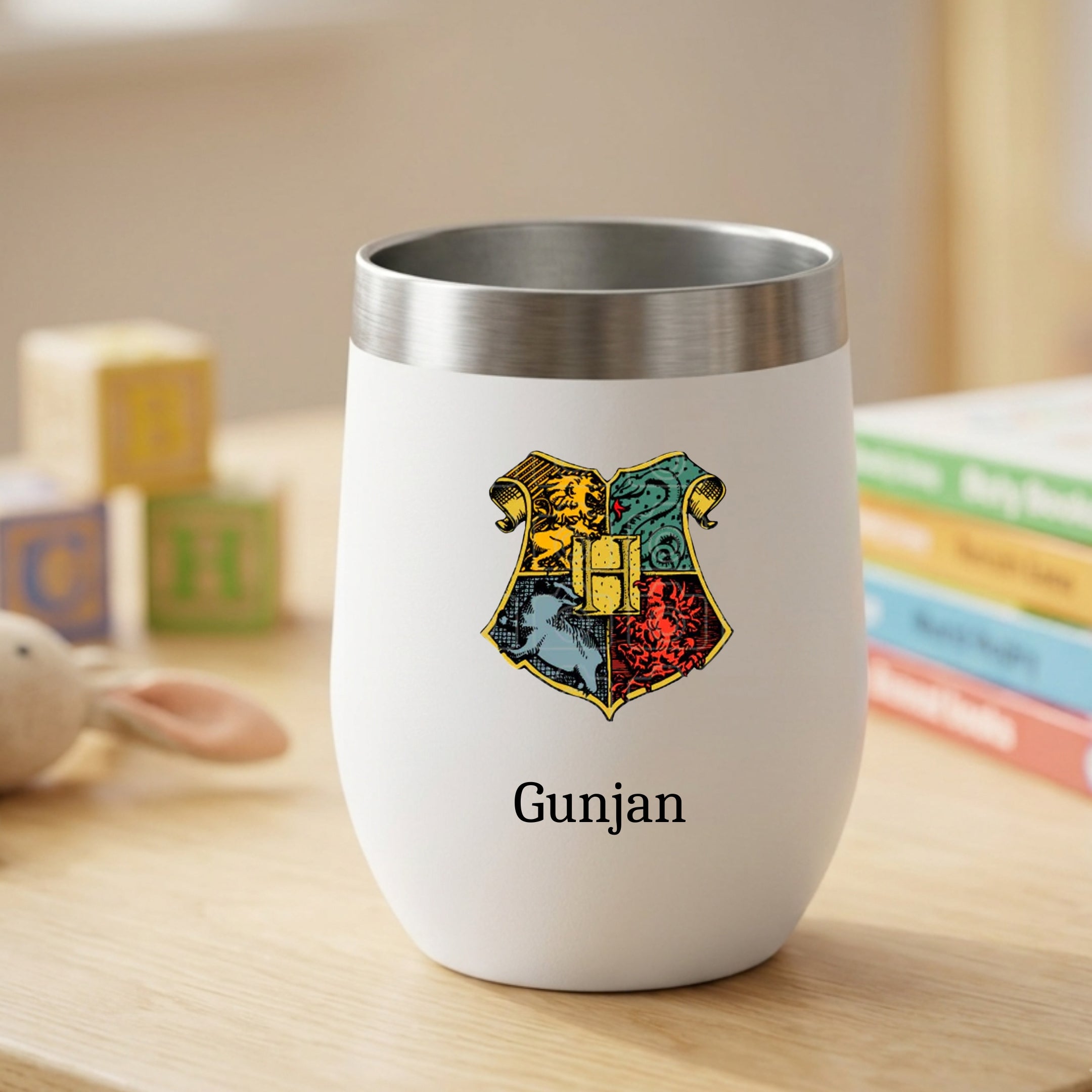 Customised Stainless Steel Coffee Tumbler With Lid (350 ML)