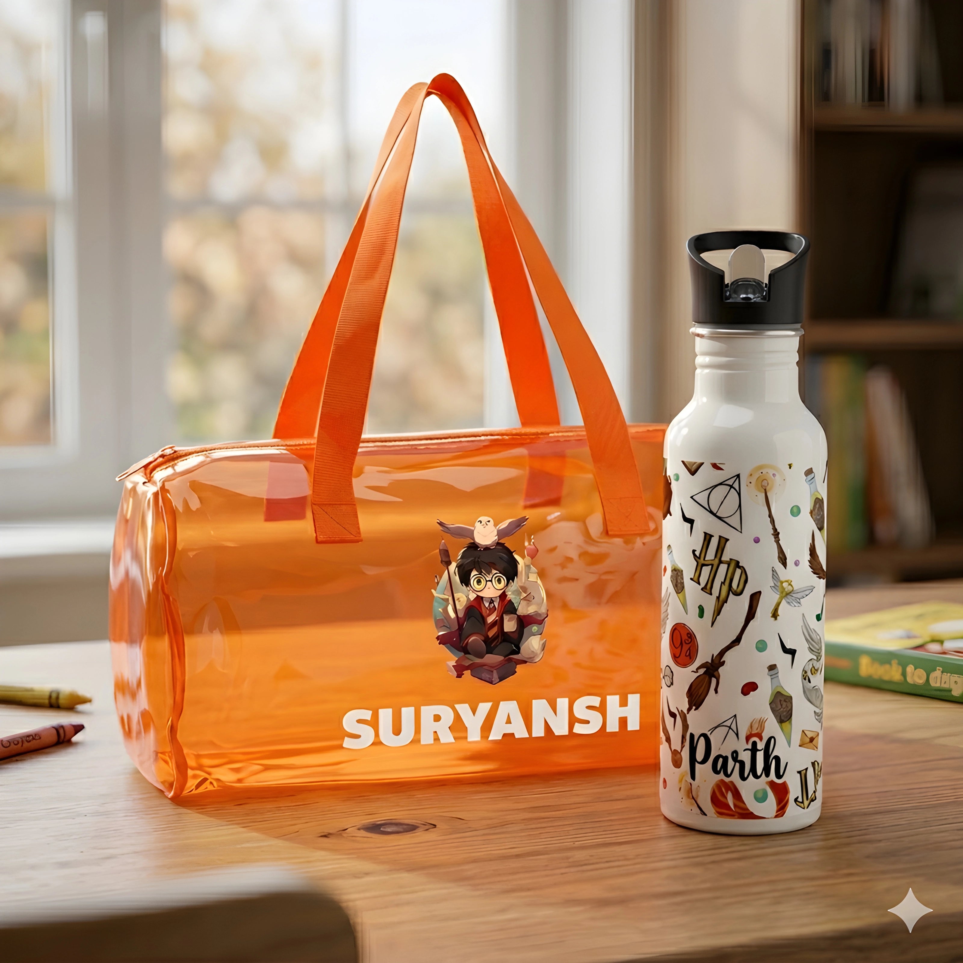 Jelly Duffle Bag & Bottle Hamper