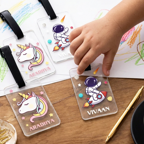 Acrylic Bag Tags for Kids 