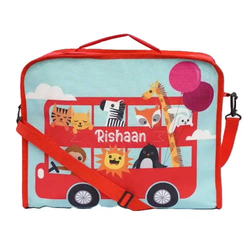 Personalised Kids Duffle Bag with Backpack Combo Gift Set