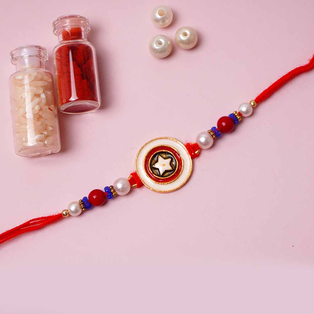 Captain America Shield Rakhi for Kids