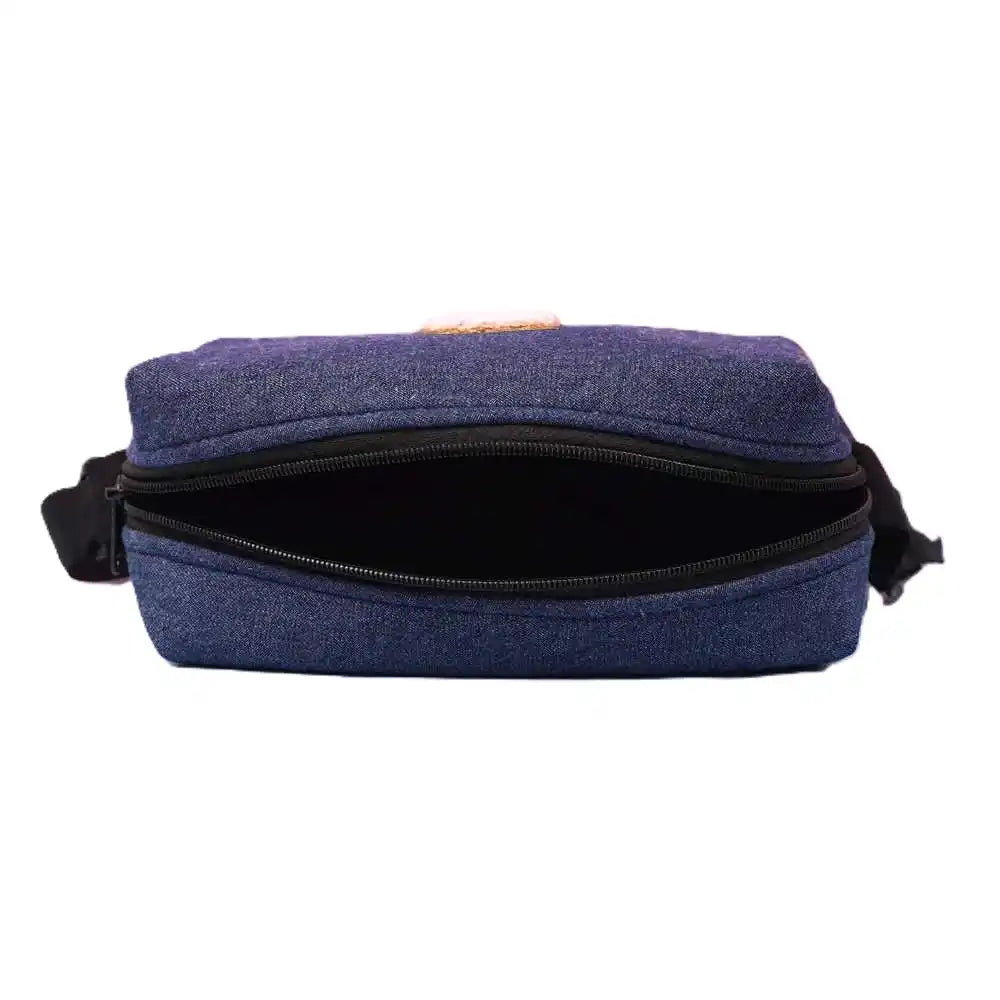 Denim Printed Sling Bag