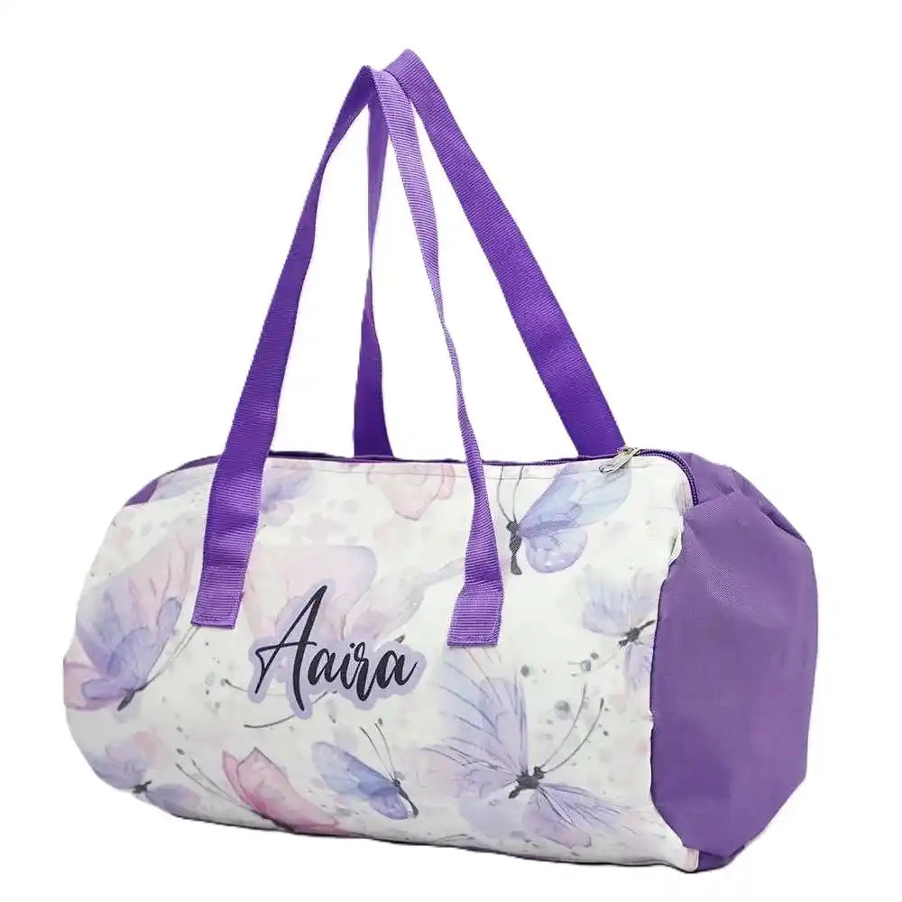 Personalised Printed Kids Duffle Bag with Neck Pillow Combo Gift Set
