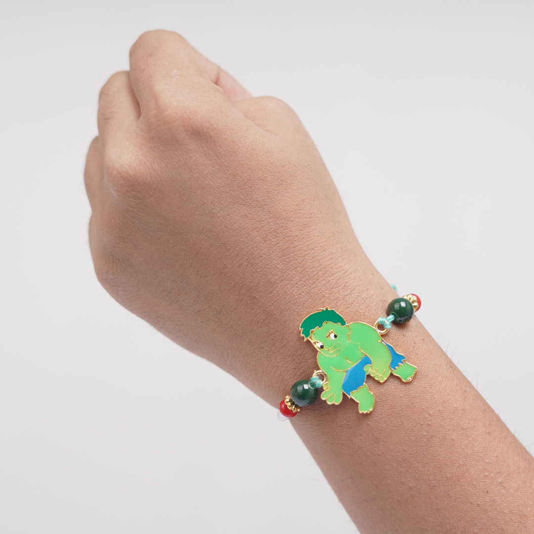 Hulk Rakhi For Kids