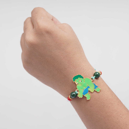 Hulk Rakhi For Kids