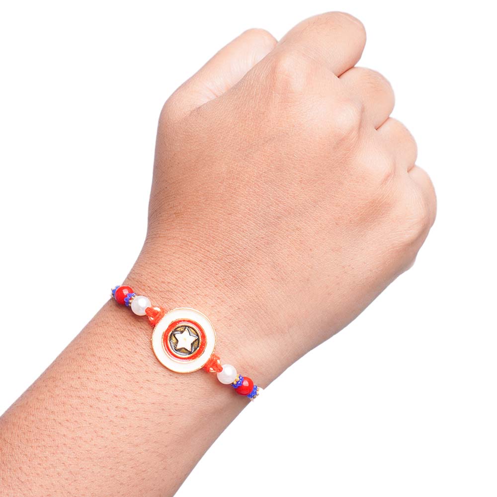 Captain America Shield Rakhi for Kids