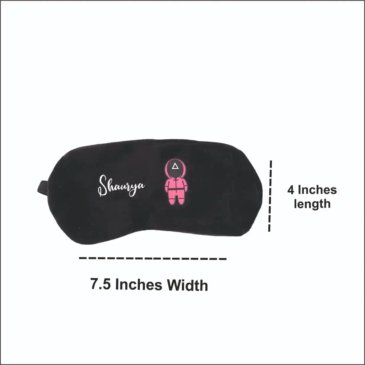 Personalised Neck Pillow with Eye Mask Combo Gift Set for Kids