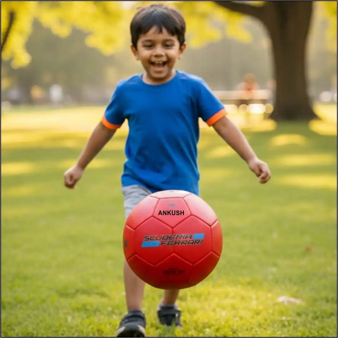 Red Football for Kids