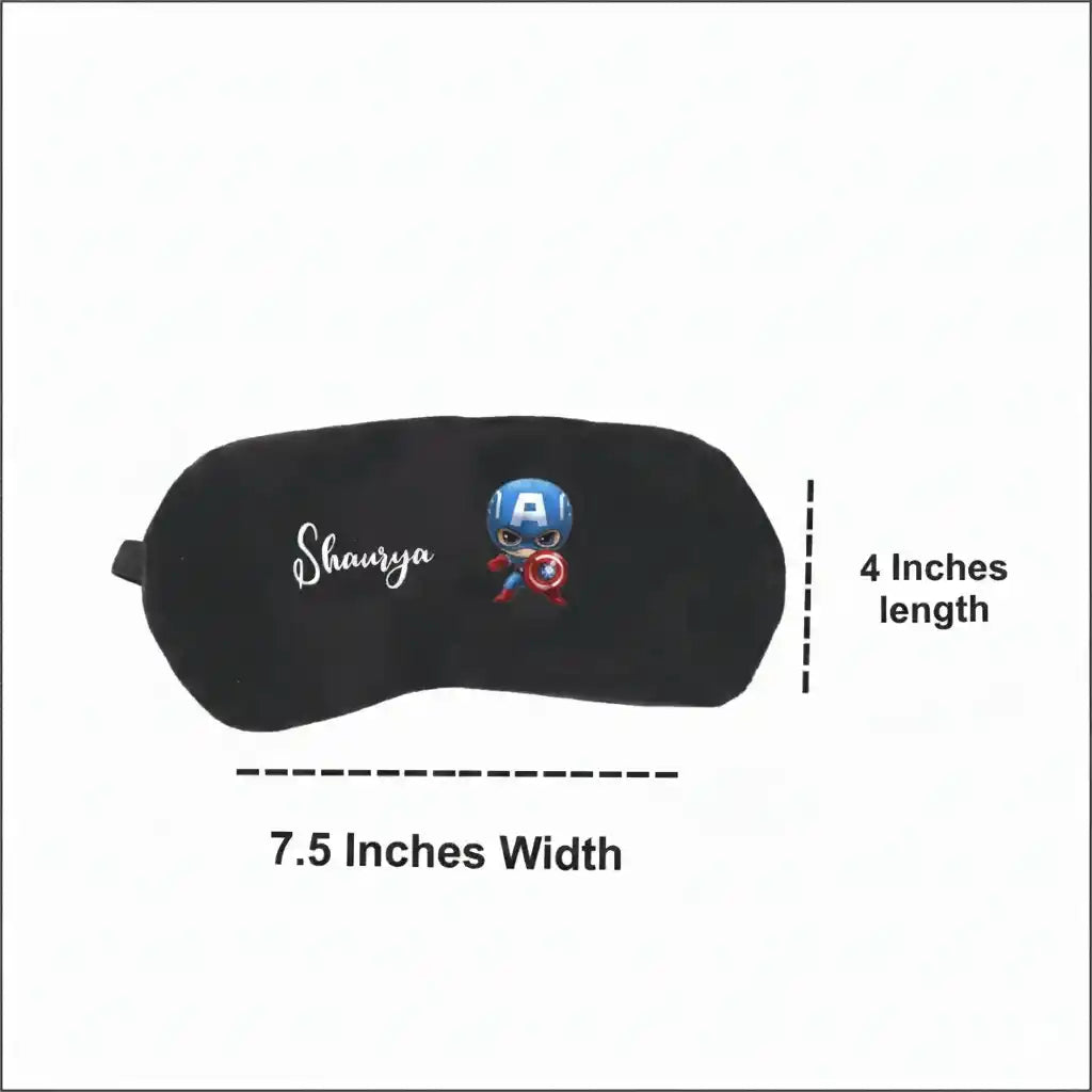 Personalized Kids Velvet Eye Mask