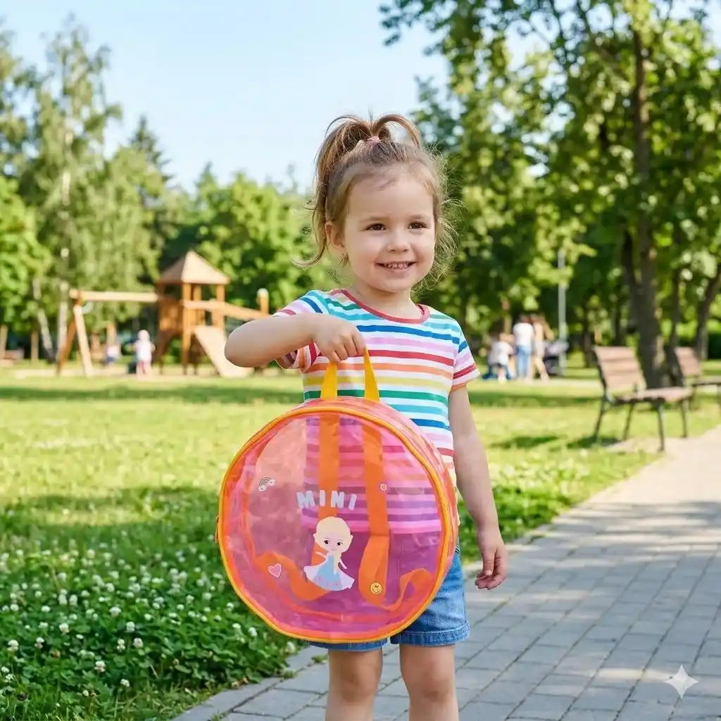 Personalised Kids Round Jelly Backpack