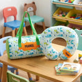 Personalized Duffle Bag with Neck Pillow Combo for Kids