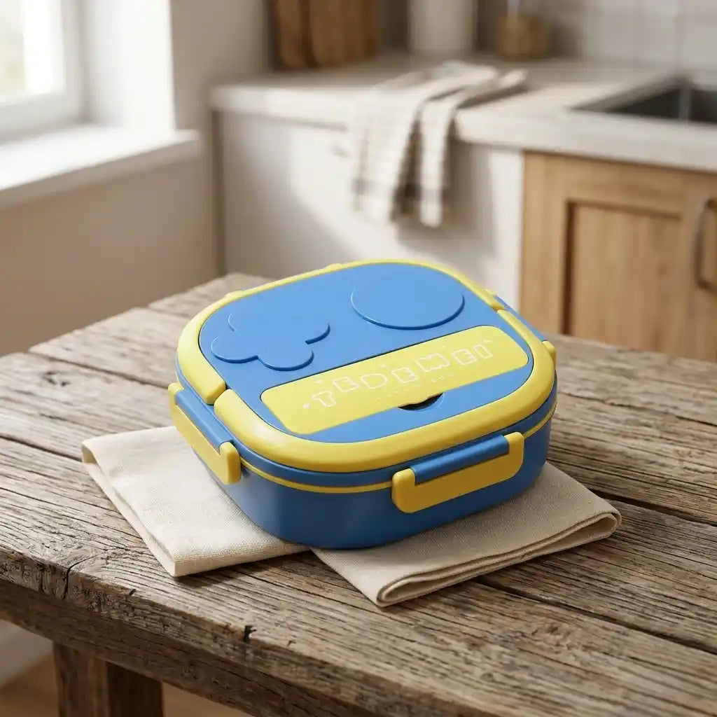 Personalized Steel Compartment Lunch Box for Kids