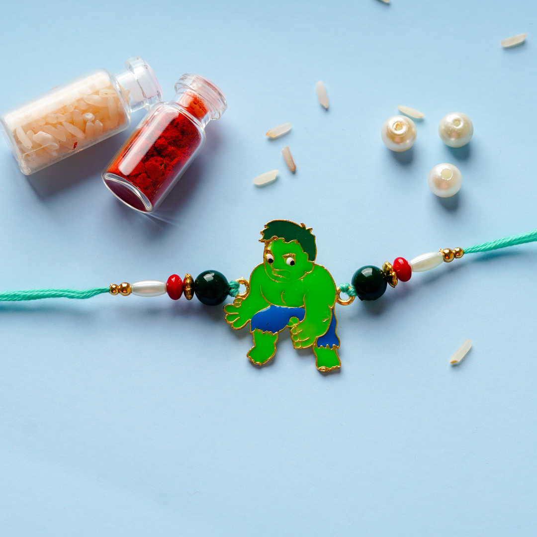 Hulk Rakhi For Kids