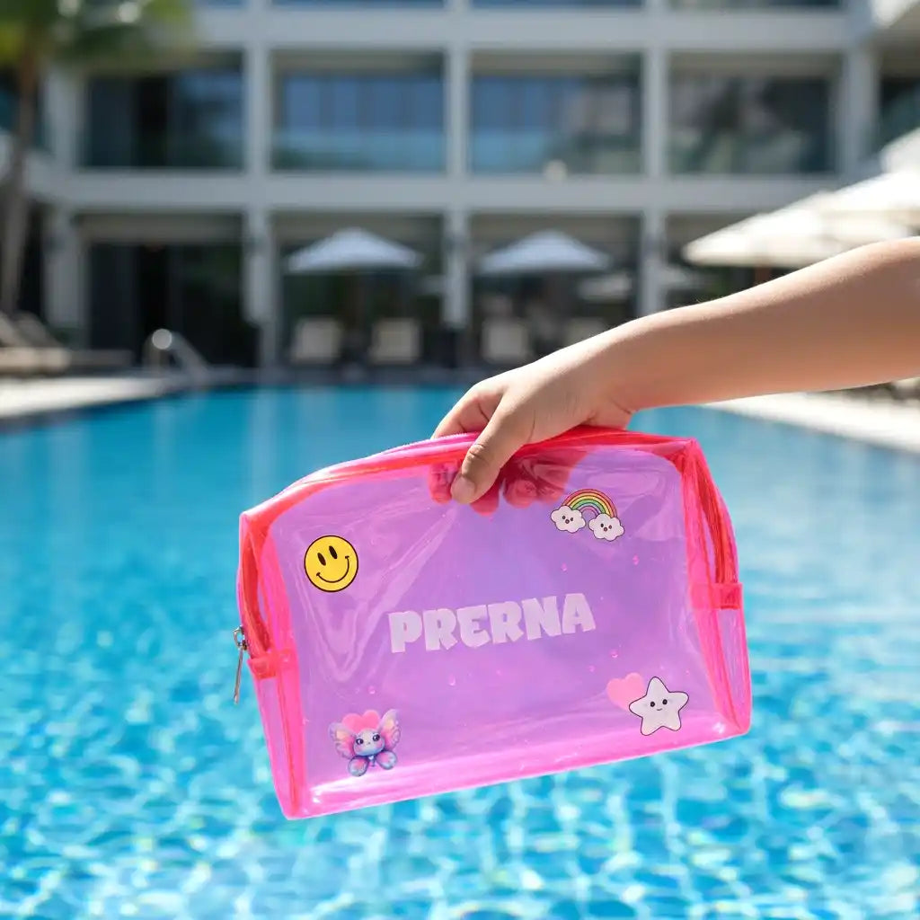 Personalised Jelly Travel Box Pouch for Kids