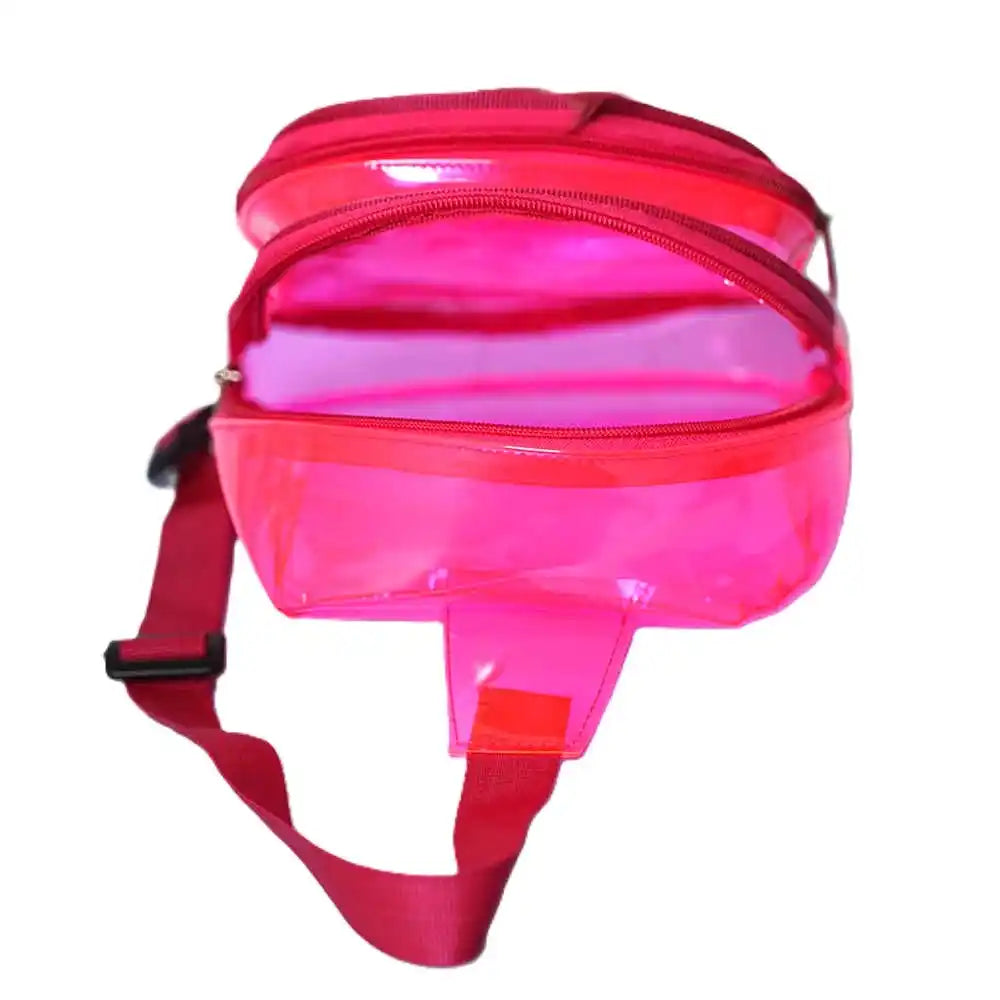 Personalized Kids Jelly Chest Bag with Patch and Initial Letter