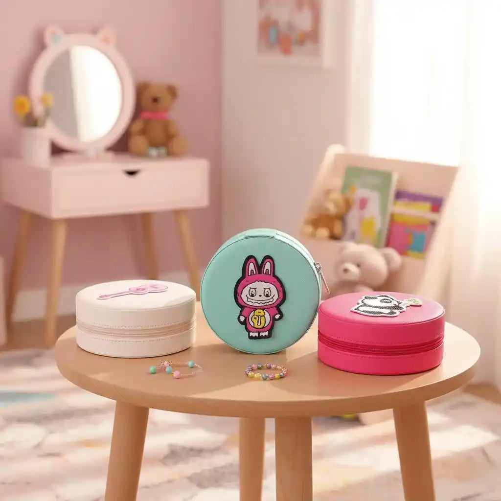 Jewellery Organizer Box With Patch for Kids