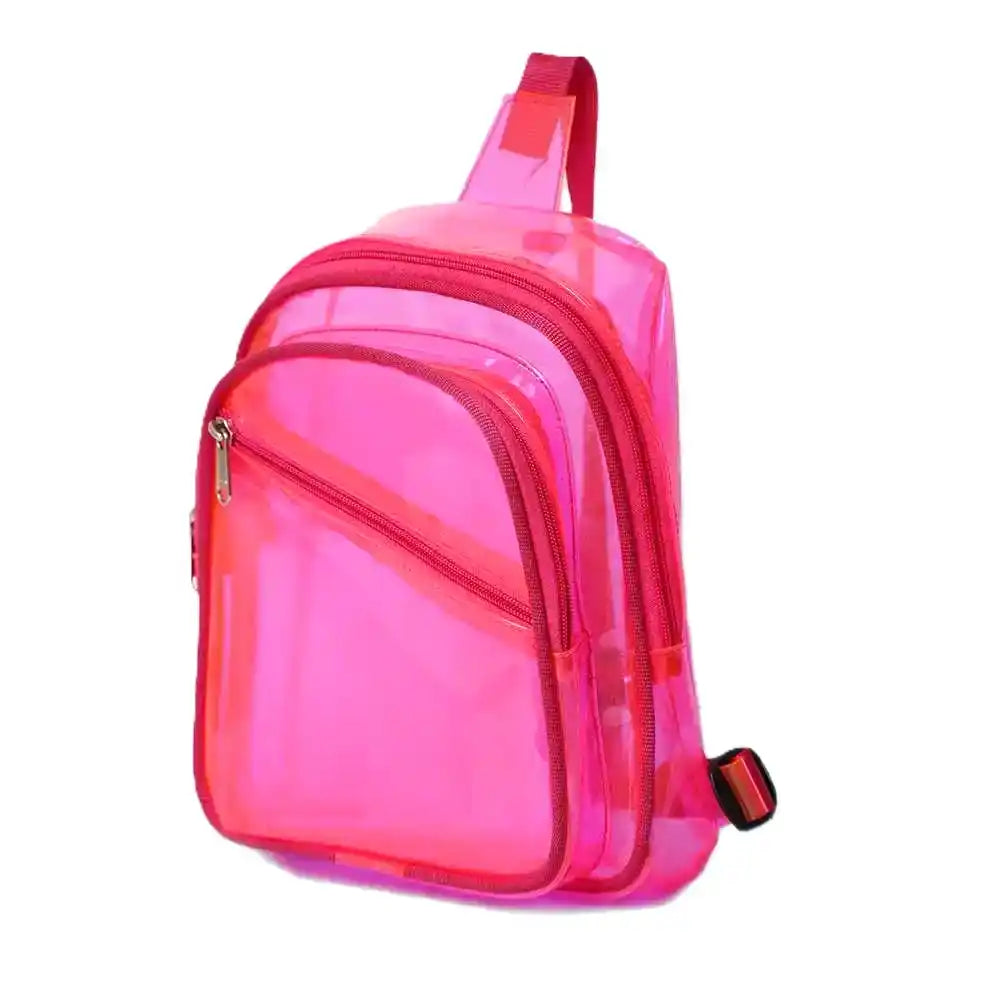 Personalized Kids Jelly Chest Bag with Patch and Initial Letter