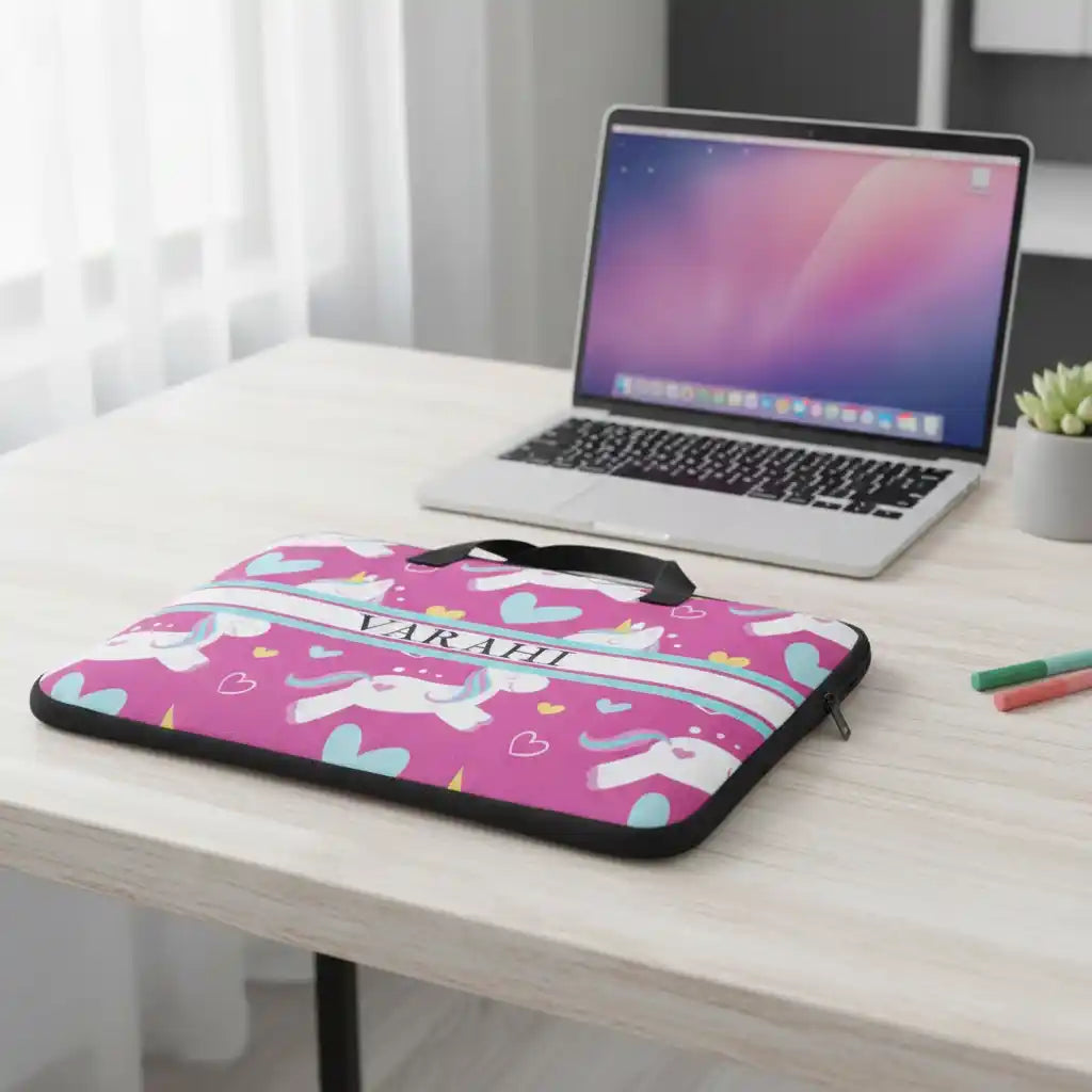Printed laptop bag