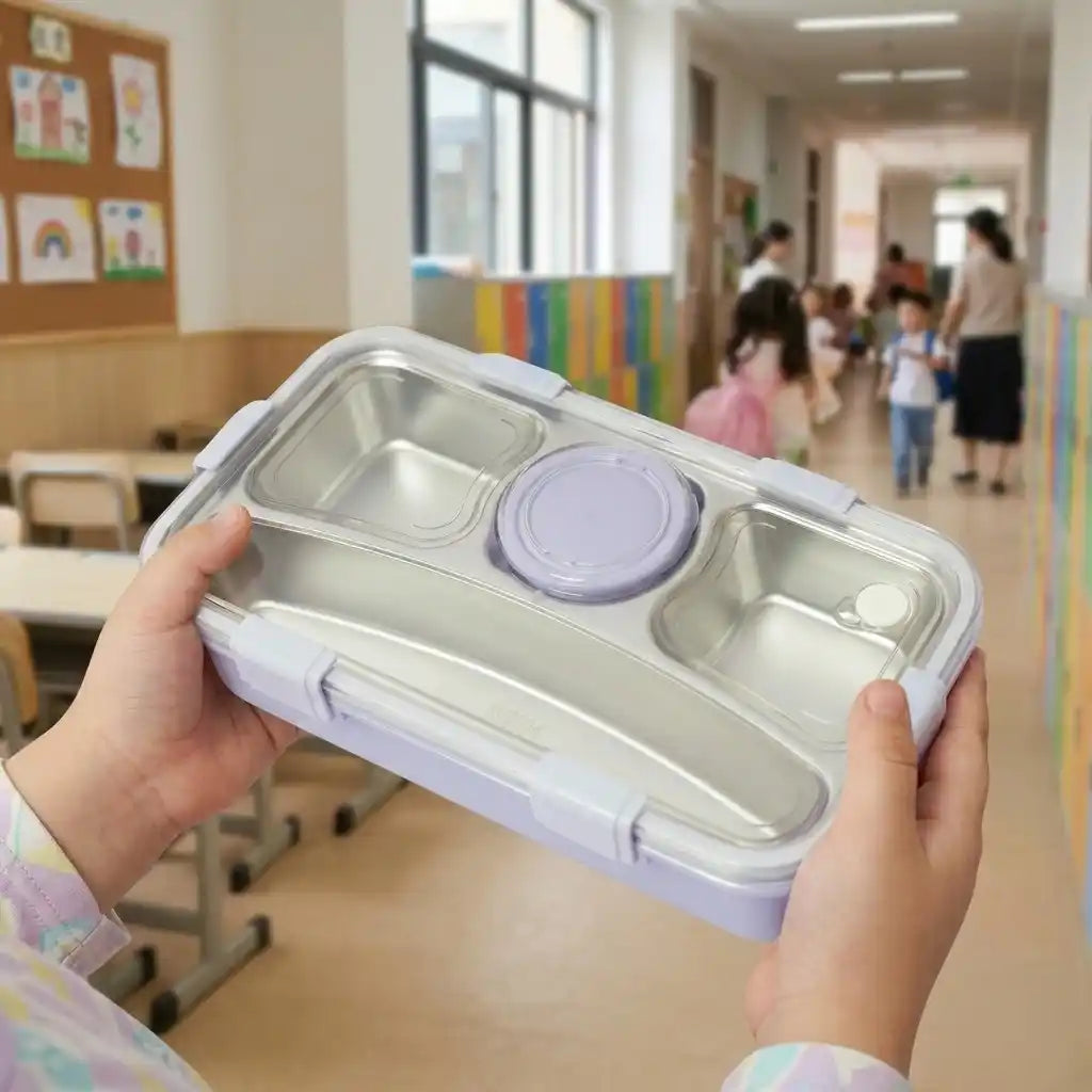 Personalized Stainless Steel Lunch Box for Kids 