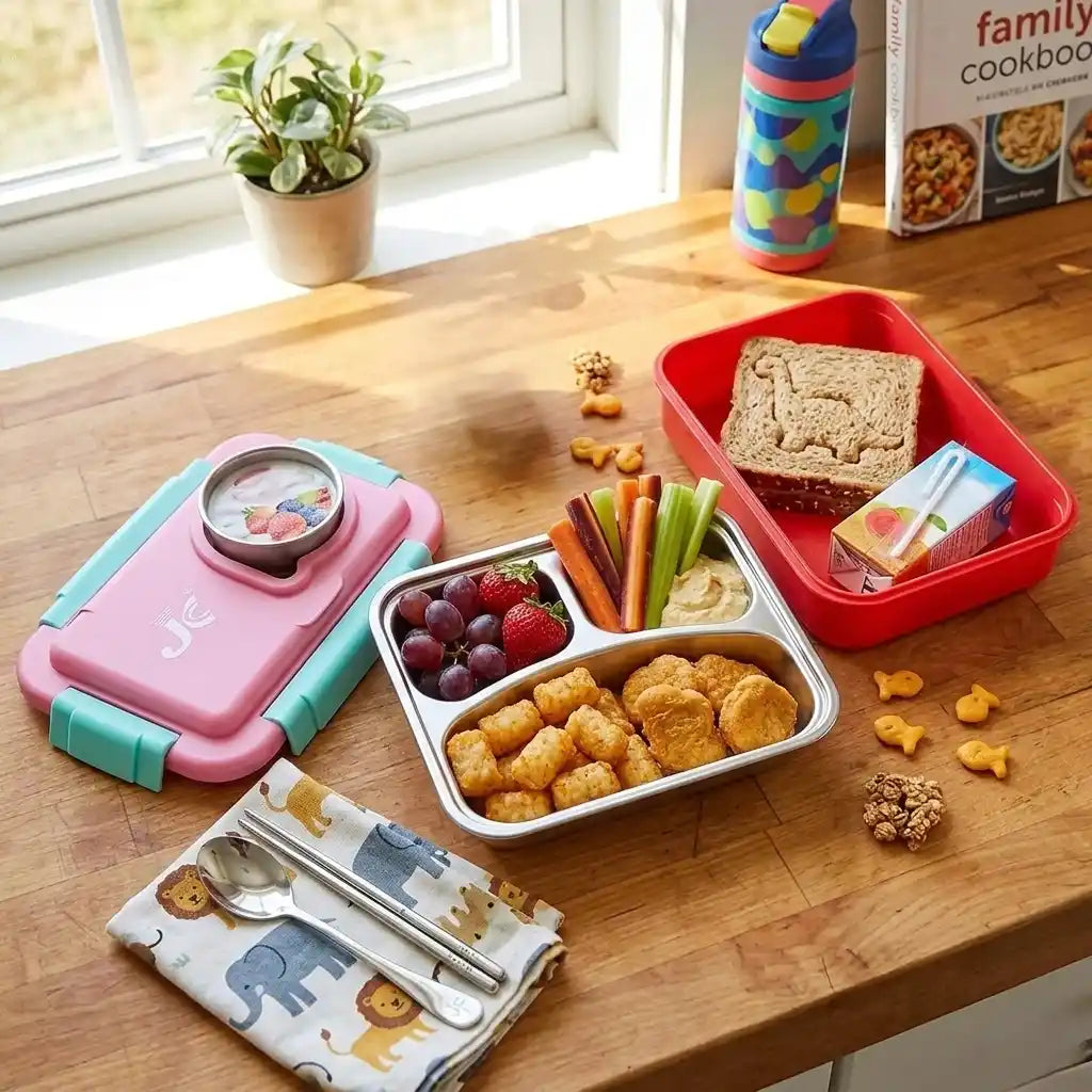 Personalized Stainless Steel Lunch Box for Kids