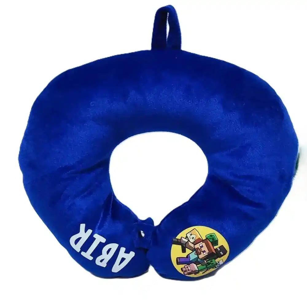 Personalised Drawstring Bag with Neck Pillow Combo for Kids