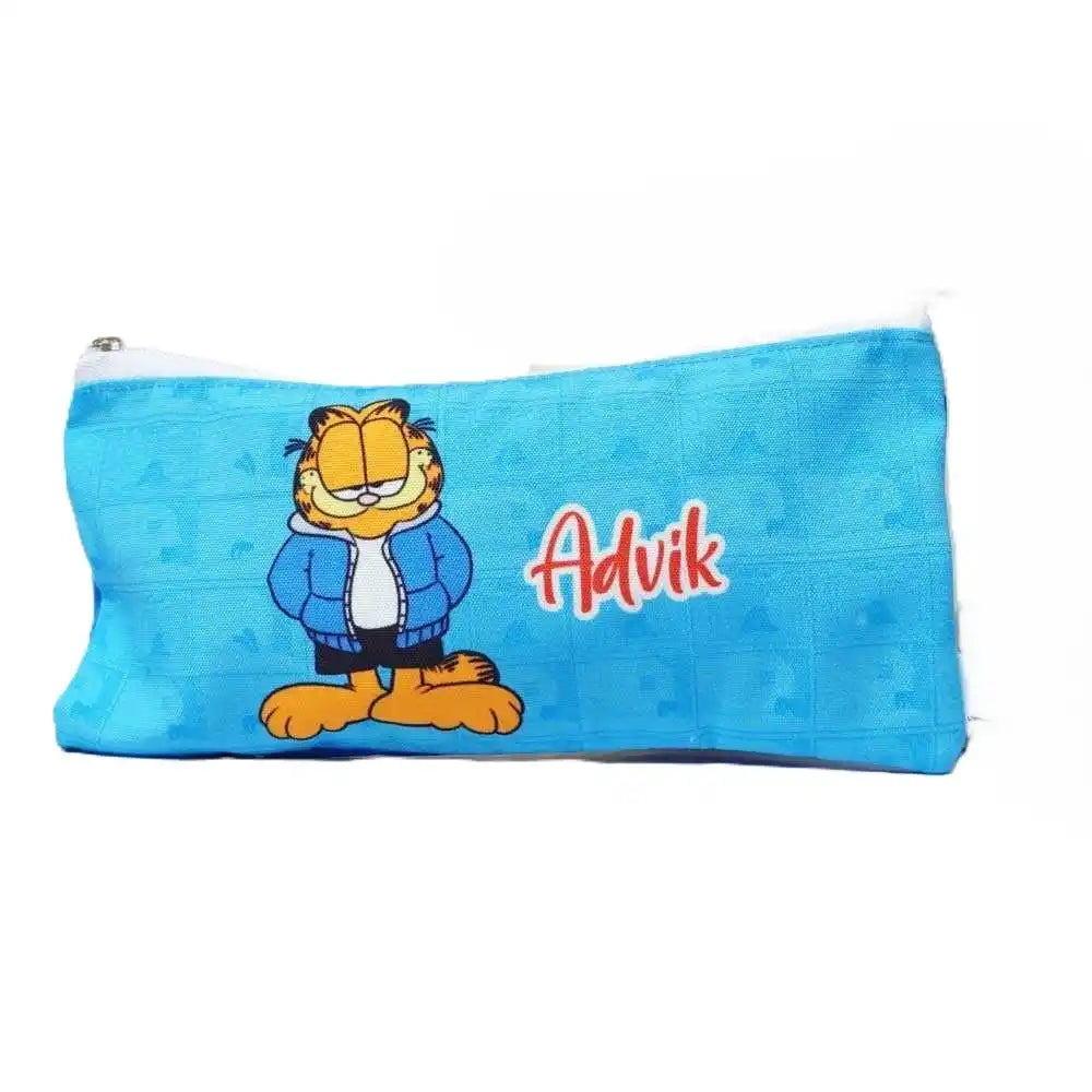 Personalised Printed Kids Drawstring Bag & Pencil Pouch Combo