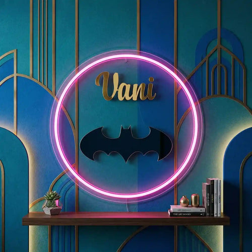 Personalised Acrylic Neon Name Plates for Kids