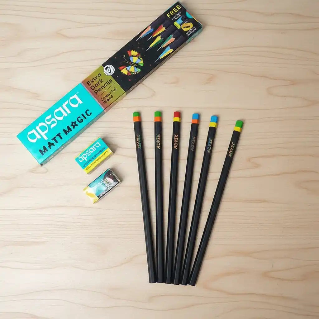 Personalised Apsara Matt Magic Pencils