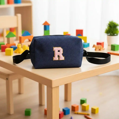 Personalised Denim Box Sling Bag for Kids