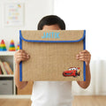 Personalised Jute Document Folder for Kids