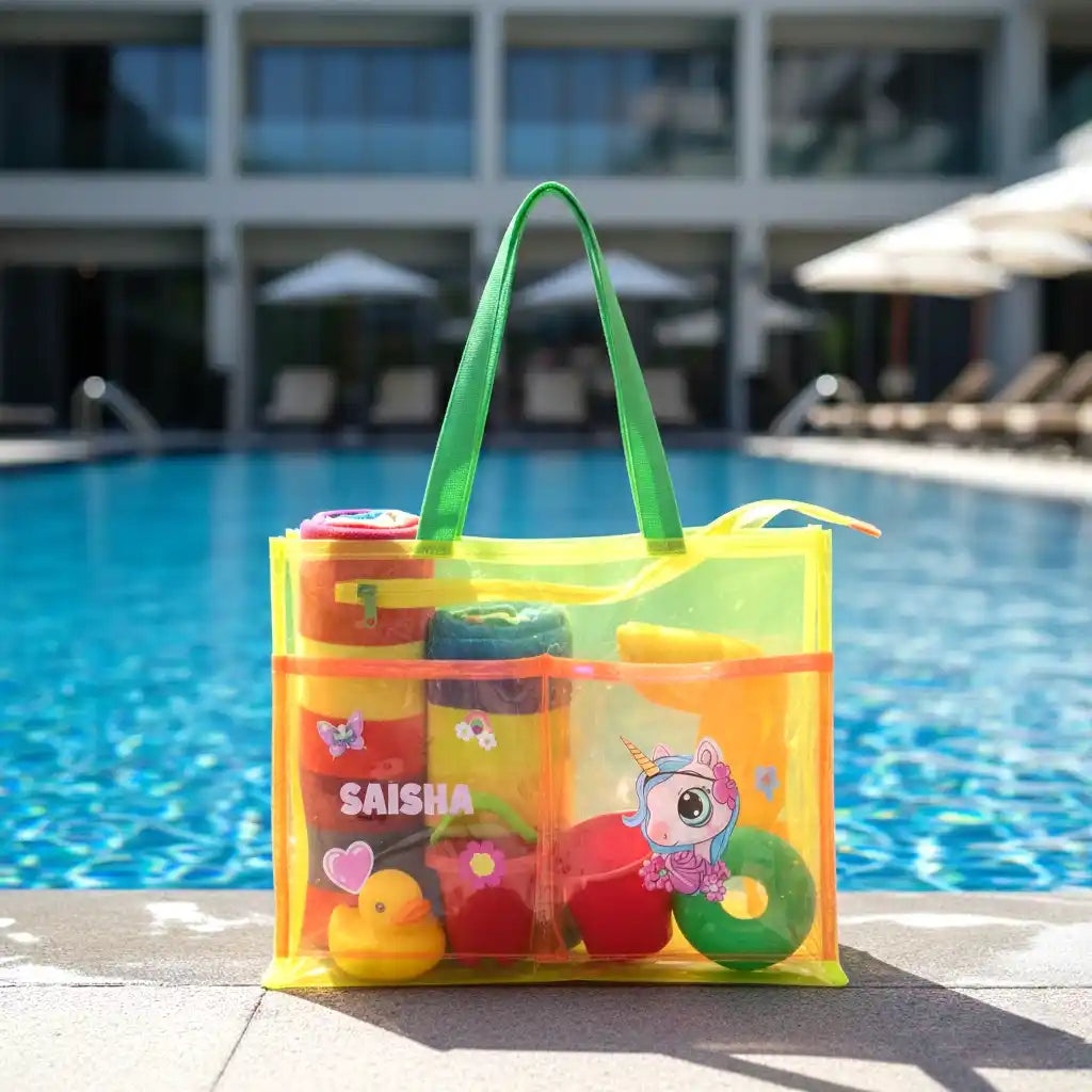 Personalised Kids Jelly Tote Bag 