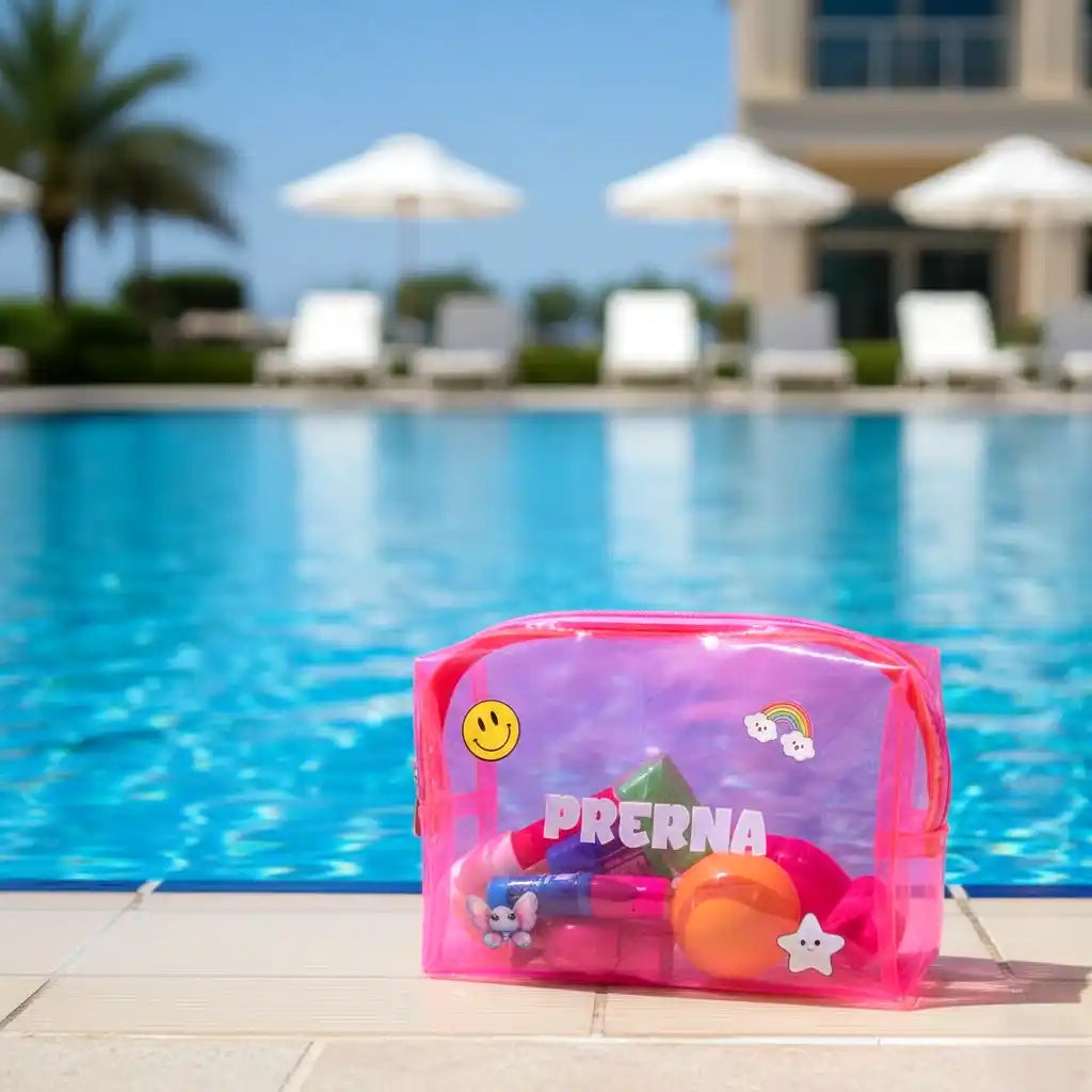 Personalised Jelly Travel Box Pouch for Kids 