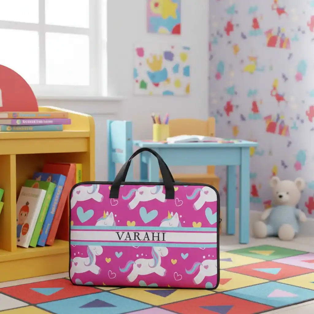 Personalised Printed Kids Laptop Bag