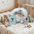Personalised Printed Kids Neck Pillow & Passport Cover Combo Gift Set