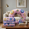 Personalised Printed Neck Pillow & Box Pouch Combo Gift Set