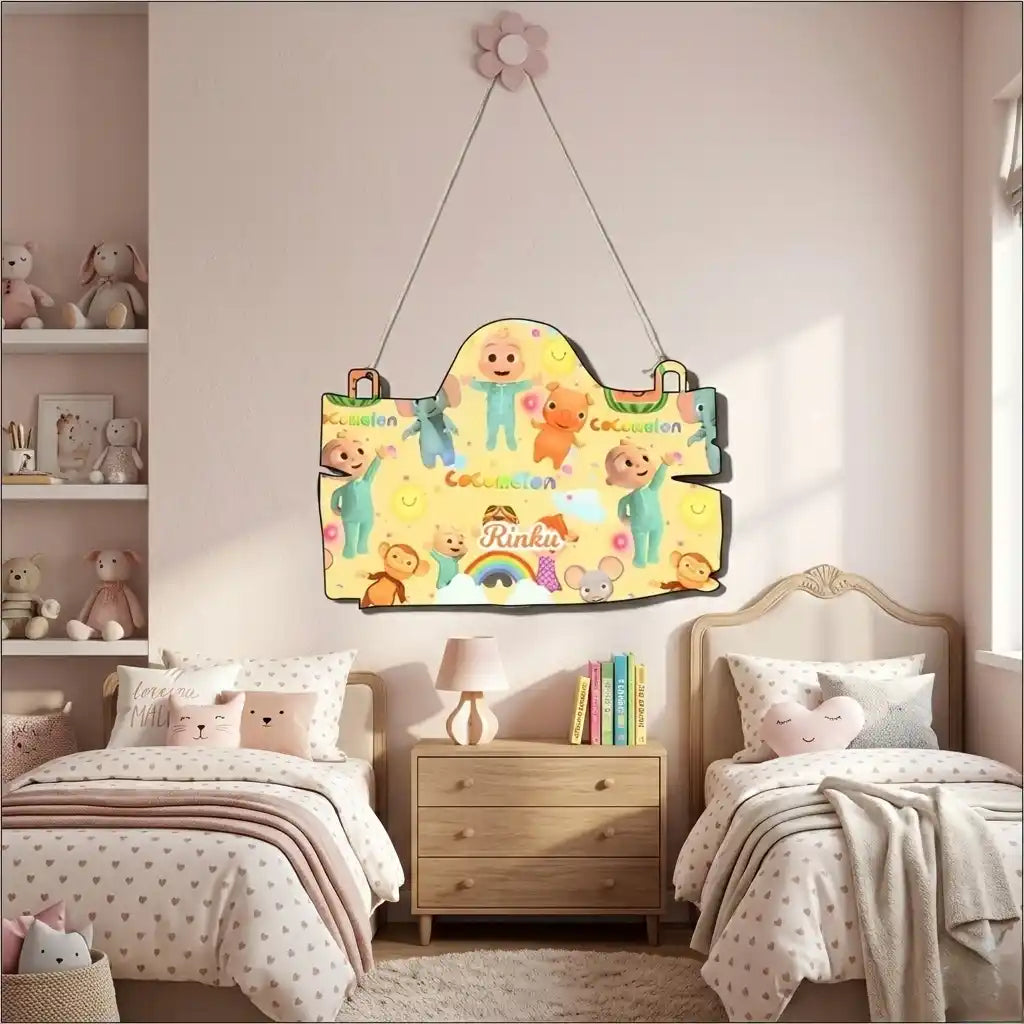 Personalised Printed Wall Hanging for Kids