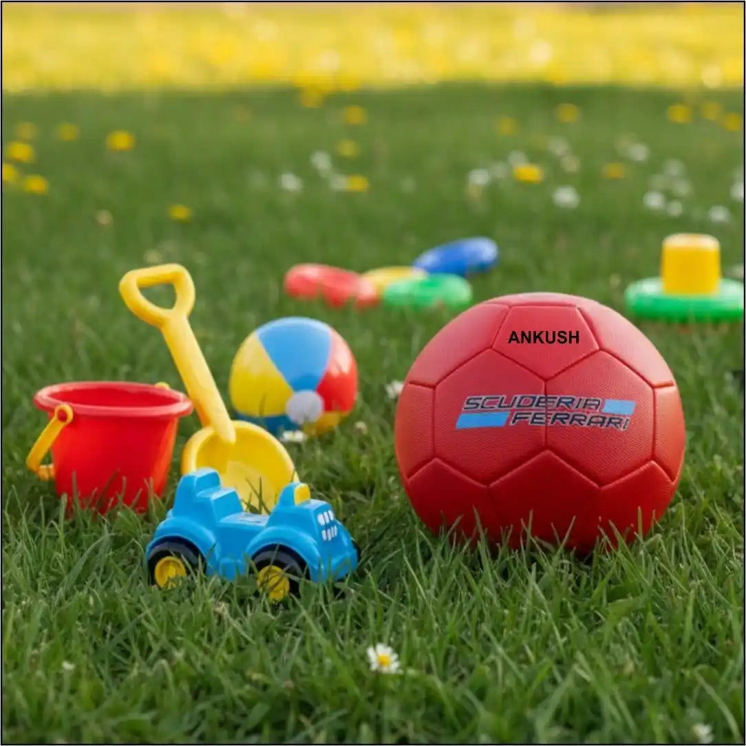 Personalised Red Football for Kids